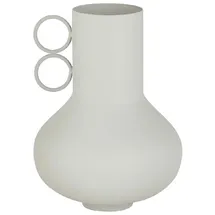 BLOMUS Vase -LOHA- aus Metall | Dekovase in Farbe Moonbeam Beige | Größe S ⌀20 x 15H cm | Ideal für Trocken- oder Plastikbumen
