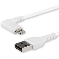 Startech StarTech.com 2m USB-A auf Lightning-Kabel - 90° rechtwinkliges USB Typ-A auf Ladekabel - - Apple MFi-zertifiziert iPad/iPhone 12 - Lightning / USB - 2 m,