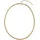FIRETTI Collier Kordelkette Goldfarben Edelstahl