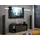 Forte Tezaur Media-Board 120 cm Schwarz Spanplatte