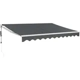 vidaXL Markise 350 x 250 cm anthrazit