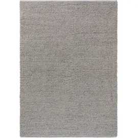 benuta Pure Wollteppich, Grau, Textil, Beton Optik, Rechteckig, 200x300 cm, pflegeleicht, Teppiche & Böden, Teppiche, Naturteppiche