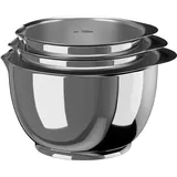 Mepal Rosti Margrethe bowl - Set of 3 - Steel (23921),