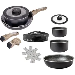 BRUNNER Campinggeschirr Koch Set Pirate Spacemaster Ø26 cm Outdoor Topf Pfanne