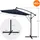 ML-Design Ampelschirm Ø 300 cm Blau