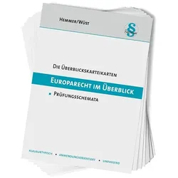 Überblickskarteikarten Europarecht im Überblick