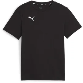 Puma teamGOAL Casuals T-Shirt Jungen 03 black/white 152