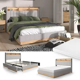 VitaliSpa Nura 160 x 200 cm Grau