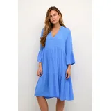 Kaffe Kleid KAmarianah Blusenkleid Blau 40