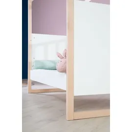 ROBA BAUMANN Roba Hausbett 70x140cm Buche natur Holz weiß