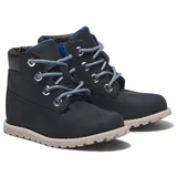 Timberland Toddler MID LACE UP With Zip Boot navy 7.5