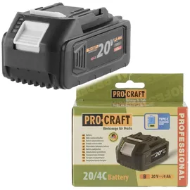 PROCRAFT 20/4C Akku 20 V 4,0 Ah