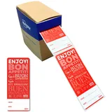 Avery Zweckform Verschluss-Etiketten FTSEALR-250 Rot 40 x 95 mm 250 Blatt