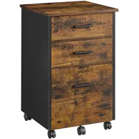 VASAGLE Aktenschrank 40 x 40 x 60 cm braun