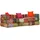 vidaXL 3-Sitzer Modularer Pouf Patchwork Stoff