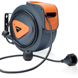 monzana Automatik Kabeltrommel 20m+1,5m Anschlusskabel