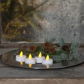 MARELIDA LED Teelichter 4 cm 4 St. weiß