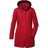 KILLTEC Damen Funktionsjacke/Outdoorjacke mit abzippbarer Kapuze KOS 44 WMN PRK, rot, 42,