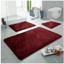 linden berg Badteppich Bordeaux 100 x 60 cm