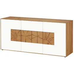 HARTMANN Sideboard  Caya , weiß , Maße (cm): B: 175 H: 81 T: 49