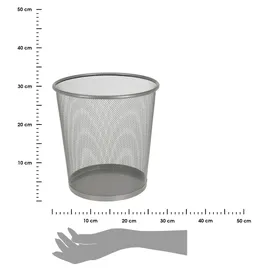 Koopmann International Papierkorb 26,5 l Grau