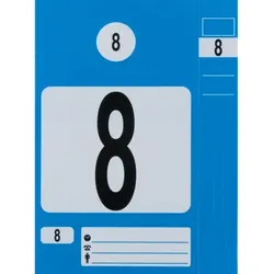 Schlüsselanhänger-Set, blau, 300 Stück