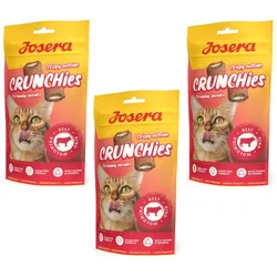 JOSERA Crunchies - Rindfleisch (Katzenleckerli) 3x60g