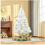 Homcom Künstlicher Weihnachtsbaum Weiß 180 cm