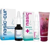 Nasic Nasenspray Sparset - Nasic-CUR 20 ml & Nasic O.K. 10 ml Inkl. GRATIS Rats-Apotheke Pflegecreme