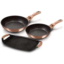 Berlinger Haus BH 1669 Pfannen-Set 3-tlg. 22 cm + 26 cm + 36 x 23 cm