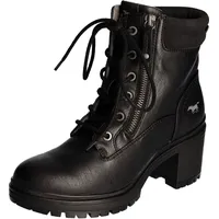 Mustang Damen Stiefelette Zierreißverschluss Blockabsatz 1409-506, Größe:40 EU,