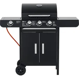 Outsunny Gasgrill Grillwagen 110 x 50 x 100 cm Schwarz 
