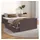 vidaXL Massivholzbett 90 x 200 cm Dunkelbraun