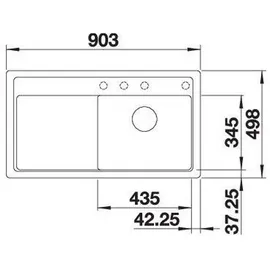 Blanco Zenar 5 S-F anthrazit