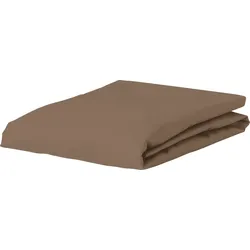 Minte Topper Bettlaken mit Gummizug 160 x 200 cm Kaffee