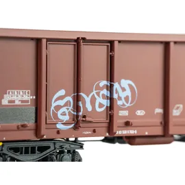 PIKO Offener Güterwagen 2er Set Eaos mit Graffiti 28310 H0