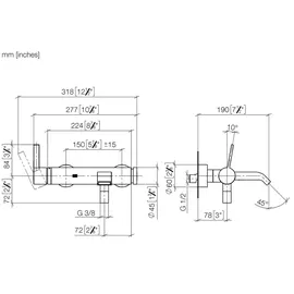 Dornbracht IMO Einhandwannenmischer Chrom