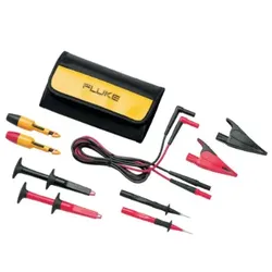 Fluke TLK-281-1, Messleitung, Sonde & Clip-Set, Schwarz, Rot, Gelb, 60 V