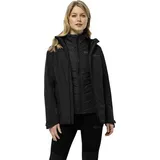 Jack Wolfskin Glaabach 3in1 Jacket Damen black XXL