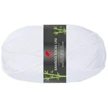 Pro Lana Häkelwolle Bamboo Socks Weiß 100 g