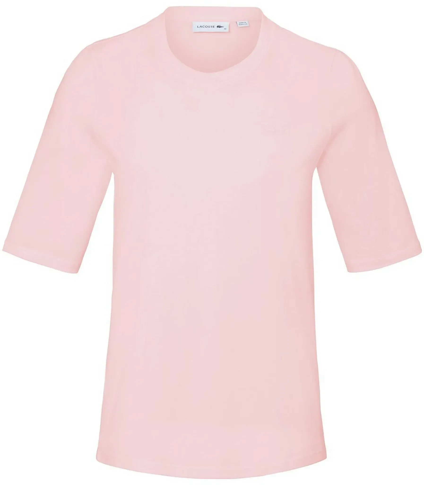 Rundhals-Shirt langem 1/2-Arm Lacoste rosé