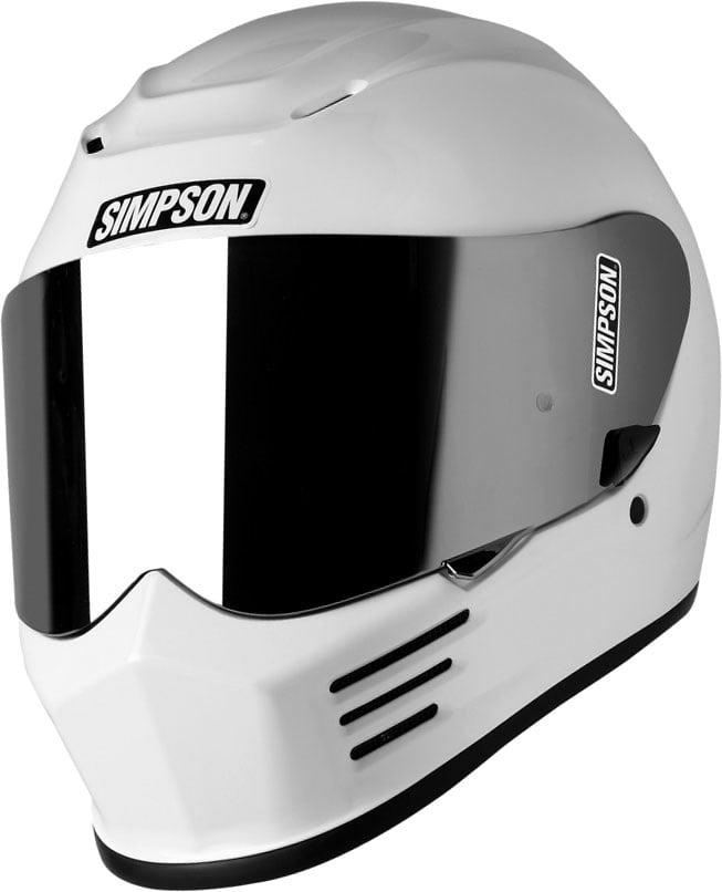 Simpson Speed Solid, Integralhelm - Weiß - XXL