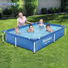 BESTWAY Steel Pro Stahlramenpool 221 x 150 x 43 cm 56401