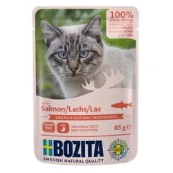 BOZITA Pouch Häppchen in Soße 12x85g Lachs