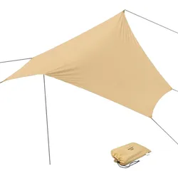 Tarp Wing Sonnen Segel Camping Vor Zelt Wind Schutz Plane Baumwolle 4 m EINHEITSGRÖSSE