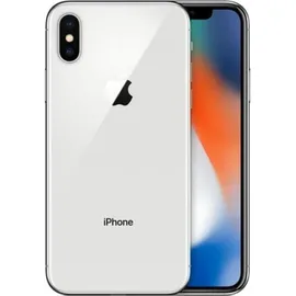 Apple iPhone X 64 GB Silber