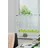 Stickereien Plauen Panneaux Lina (1 St), Stangendurchzug, halbtransparent, Voile weiß 95 cm x 35 cm