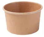 Greenbox Eisbecher, Pappe, 125 ml DFC069601 , 1 Packung = 50 Stück, Farbe: braun