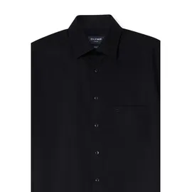 Olymp Businesshemd Luxor, modern fit, New Kent", Herren, Kurzarmhemd schwarz, 40