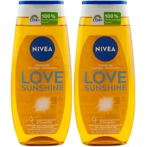 NIVEA Pflegedusche, Original Duft SUN, Flasche, Welcome Sunshine, 2er Pack(2 x 250 ml)